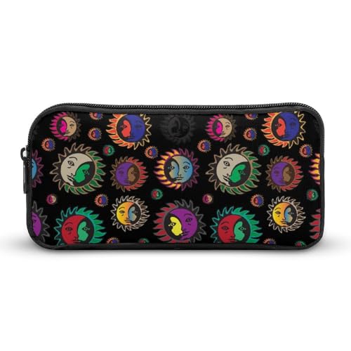 BHHJKK Federmäppchen, stilvoll, bunt, Dinosaurier, schwarz, Stiftetasche für Damen und Herren, tragbare Büro-Make-up-Kosmetiktasche, großes Fassungsvermögen, Schreibwaren organisieren, Stil (239), von BHHJKK