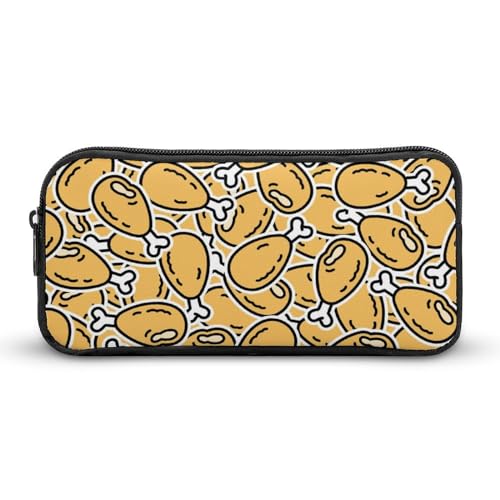 BHHJKK Federmäppchen, stilvolle Piratentotenköpfe, Stiftetasche für Damen und Herren, tragbare Büro-Make-up-Kosmetiktasche, großes Fassungsvermögen, Schreibwaren organisieren, Stil (151), von BHHJKK