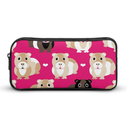 BHHJKK Federmäppchen, stilvolle Piratentotenköpfe, Stiftetasche für Damen und Herren, tragbare Büro-Make-up-Kosmetiktasche, großes Fassungsvermögen, Schreibwaren organisieren, Stil (156), von BHHJKK