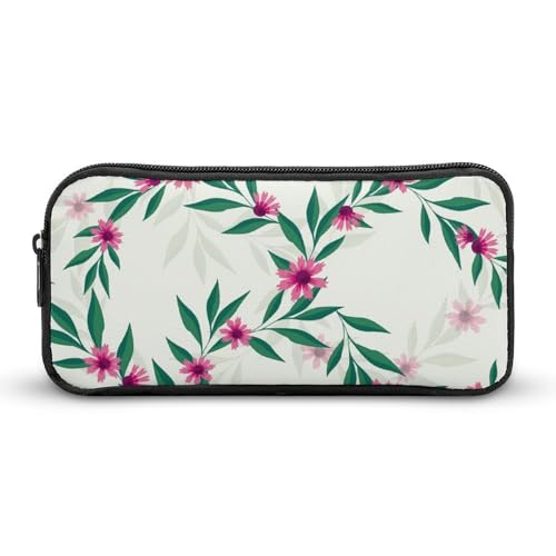 BHHJKK Federmäppchen, stilvolles rotes Feuerwehrauto, Cartoon-Federmäppchen, Stifttasche für Damen und Herren, tragbare Büro-Make-up-Kosmetiktasche, große Kapazität, Schreibwaren organisieren, Stil von BHHJKK