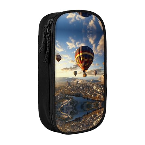 BHHJKK Federmäppchen Tour of the Balloon Printed Double Layer Pencil Bag High Capacity Pencil Case Pouch Organizer Office Storage, Schwarz , Einheitsgröße, Federmäppchen BHHJKK Federmäppchen Tour of the Balloon Printed Double Layer Pencil Bag High Capacity Pencil Case Pouch Organizer Office Storage, Schwarz , Einheitsgröße, Federmäppchen von BHHJKK