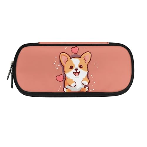 BHHJKK Federmäppchen mit Sonnenblumen-Elefant, großes Fassungsvermögen, Stifte-Tasche für Mädchen, niedliche Schreibwaren-Tasche, Federmäppchen mit Reißverschluss, Stiftehalter für von BHHJKK