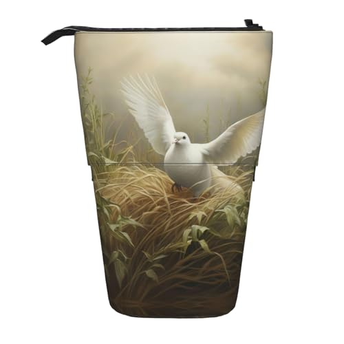 BHHJKK Grass and Dove Teleskop-Federmäppchen, Federmäppchen, Organizer, Schreibwaren, Stifteetui mit Reißverschluss, Schwarz , Einheitsgröße, Federmäppchen BHHJKK Grass and Dove Teleskop-Federmäppchen, Federmäppchen, Organizer, Schreibwaren, Stifteetui mit Reißverschluss, Schwarz , Einheitsgröße, Federmäppchen von BHHJKK