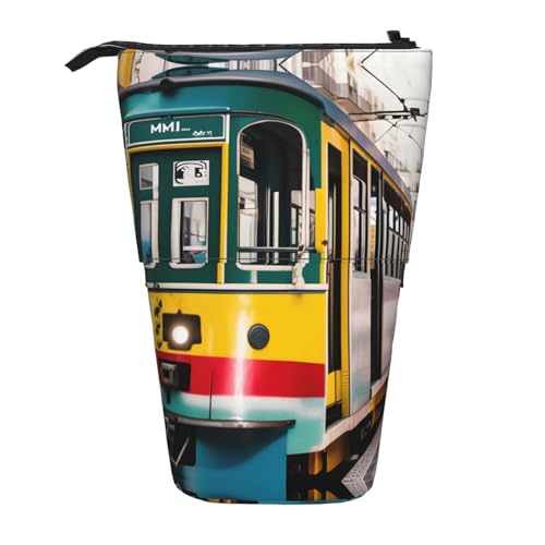 BHHJKK Lissabon Tram Teleskop-Federmäppchen, Federmäppchen, Organizer, Schreibwaren, Stifteetui mit Reißverschluss, Schwarz , Einheitsgröße, Federmäppchen BHHJKK Lissabon Tram Teleskop-Federmäppchen, Federmäppchen, Organizer, Schreibwaren, Stifteetui mit Reißverschluss, Schwarz , Einheitsgröße, Federmäppchen von BHHJKK