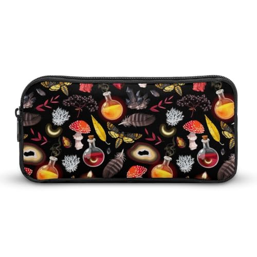 BHHJKK Modisches Federmäppchen mit blauem Himmel, Camouflage, Boho, Sonne, Mond, großes Fassungsvermögen, für Damen und Herren, tragbare Schreibwaren, zum Organisieren von Make-up, Kosmetiktasche, BHHJKK Modisches Federmäppchen mit blauem Himmel, Camouflage, Boho, Sonne, Mond, großes Fassungsvermögen, für Damen und Herren, tragbare Schreibwaren, zum Organisieren von Make-up, Kosmetiktasche, von BHHJKK