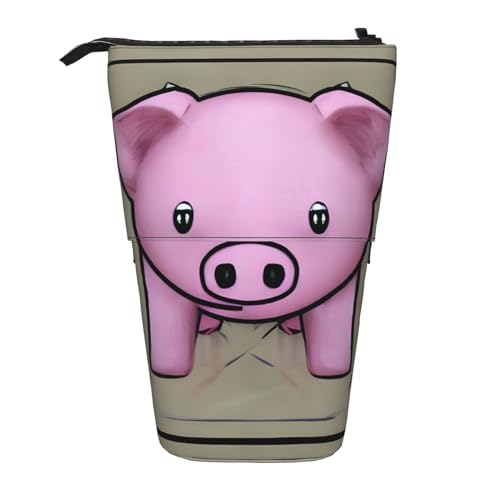 BHHJKK Powder Pig Teleskop-Federmäppchen, Federmäppchen, Organizer, Schreibwaren, Stifteetui mit Reißverschluss, Schwarz , Einheitsgröße, Federmäppchen BHHJKK Powder Pig Teleskop-Federmäppchen, Federmäppchen, Organizer, Schreibwaren, Stifteetui mit Reißverschluss, Schwarz , Einheitsgröße, Federmäppchen von BHHJKK