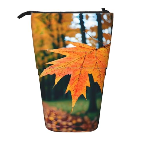 BHHJKK Teleskop-Federmäppchen mit Herbstmuster, Federmäppchen, Organizer, Schreibwaren, Stifteetui mit Reißverschluss, Schwarz , Einheitsgröße, Federmäppchen BHHJKK Teleskop-Federmäppchen mit Herbstmuster, Federmäppchen, Organizer, Schreibwaren, Stifteetui mit Reißverschluss, Schwarz , Einheitsgröße, Federmäppchen von BHHJKK