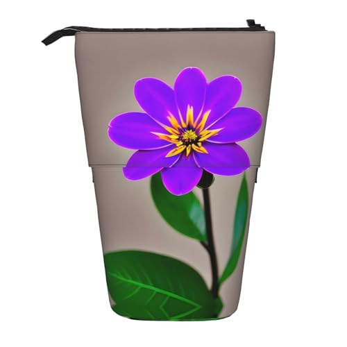 BHHJKK Teleskop-Federmäppchen mit violettem Blumenmuster, Federmäppchen, Organizer, Schreibwaren, Stifteetui mit Reißverschluss, Schwarz , Einheitsgröße, Federmäppchen BHHJKK Teleskop-Federmäppchen mit violettem Blumenmuster, Federmäppchen, Organizer, Schreibwaren, Stifteetui mit Reißverschluss, Schwarz , Einheitsgröße, Federmäppchen von BHHJKK