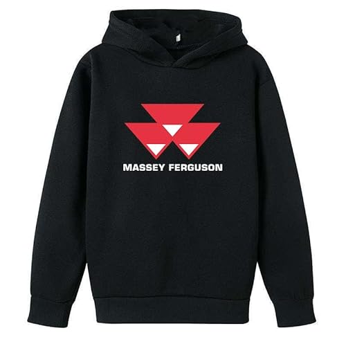 Kinder Langarm Kapuzenjacke Massey-Ferguson Sweatjacke Für Jungen - Kinder Kapuzenpullover Mit Tasche Hoodie Für Jungen Mädchen Leichte Alter 4-16, 150, Black Kinder Langarm Kapuzenjacke Massey-Ferguson Sweatjacke Für Jungen - Kinder Kapuzenpullover Mit Tasche Hoodie Für Jungen Mädchen Leichte Alter 4-16, 150, Black von BHIAG