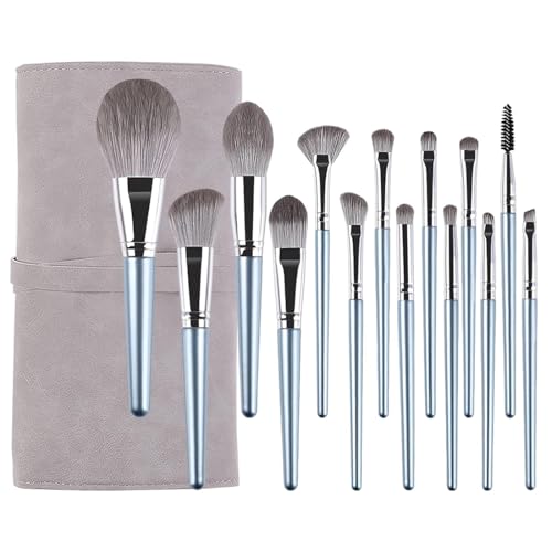 BHIPKOT 14 Stück Professionelles Makeup Pinsel Set, Makeup Pinsel Set, Makeup Foundation Pinsel Lidschatten Pinsel Set Makeup Pinsel Gesicht und Augen Makeup Pinsel mit Aufbewahrungstasche von BHIPKOT