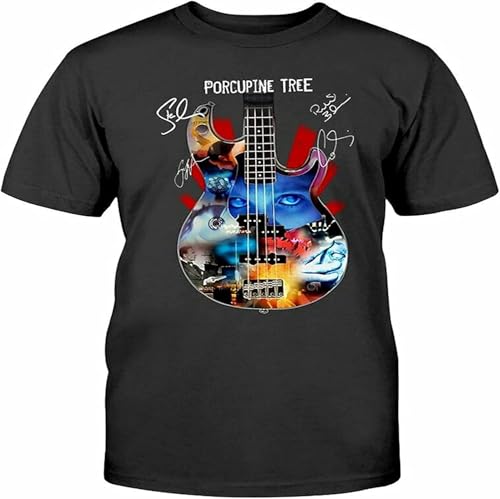 Porcupine Tree Guitar Signature T-Shirt Funny Father Day Men Porcupine Tree Guitar Signature T-Shirt Funny Father Day Men von BHPLXJQMV