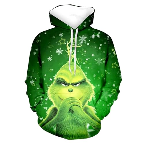 BHXUTK Weihnachtspullover Herren Kapuzenpullover Kreativer Weihnachts Pullover Weihnachtsmann 3D Hoodie Lustiger Bequemes Langarm Sweatshirt Kapuzenpulli BHXUTK Weihnachtspullover Herren Kapuzenpullover Kreativer Weihnachts Pullover Weihnachtsmann 3D Hoodie Lustiger Bequemes Langarm Sweatshirt Kapuzenpulli von BHXUTK