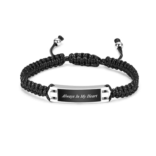 BIAIHQIE Einäscherung Armband Edelstahl Urne Armband für Asche Verstellbares geflochtenes Seil Andenken Denkmal für Schmuck für Männer Frauen BIAIHQIE Einäscherung Armband Edelstahl Urne Armband für Asche Verstellbares geflochtenes Seil Andenken Denkmal für Schmuck für Männer Frauen von BIAIHQIE