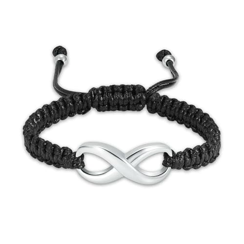 BIAIHQIE Einäscherung Armband Urne Armband für Asche Geflochtenes Seil Verstellbares Andenken Memorial Menschliche Asche Armband für Frauen Männer-Stahl BIAIHQIE Einäscherung Armband Urne Armband für Asche Geflochtenes Seil Verstellbares Andenken Memorial Menschliche Asche Armband für Frauen Männer-Stahl von BIAIHQIE