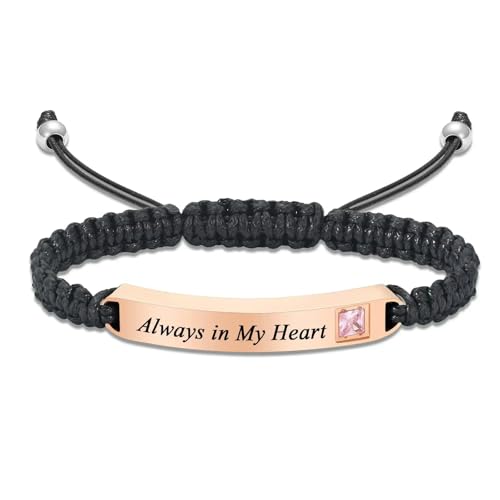 BIAIHQIE Einäscherung Schmuck Geflochtenes verstellbares Urnenarmband für Asche für Männer Frauen Memorial Human Pet Asche Andenken Anhänger Armband-rose-rosa BIAIHQIE Einäscherung Schmuck Geflochtenes verstellbares Urnenarmband für Asche für Männer Frauen Memorial Human Pet Asche Andenken Anhänger Armband-rose-rosa von BIAIHQIE