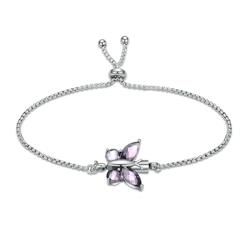 BIAIHQIE Feuerbestattungsarmband Kristall Schmetterling Urne Armband für Asche Edelstahl verstellbares Andenken Memorial Armband für Männer Frauen-lila BIAIHQIE Feuerbestattungsarmband Kristall Schmetterling Urne Armband für Asche Edelstahl verstellbares Andenken Memorial Armband für Männer Frauen-lila von BIAIHQIE