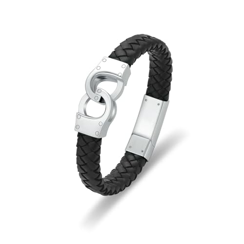 BIAIHQIE Gedenkarmreif aus Edelstahl, kleine Urnen für Asche, Feuerbestattungsarmband, Schmuck für Männer und Jungen, Gedenkarmbänder, Silber, 24 cm BIAIHQIE Gedenkarmreif aus Edelstahl, kleine Urnen für Asche, Feuerbestattungsarmband, Schmuck für Männer und Jungen, Gedenkarmbänder, Silber, 24 cm von BIAIHQIE