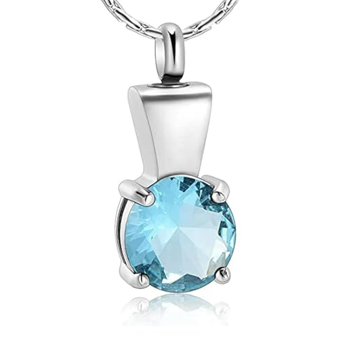 BIAIHQIE Urnen-Halskette mit Urnenanhänger aus Edelstahl für die Einäscherung von Asche, Schmuck für Frauen/Männer, AAA_c von BIAIHQIE