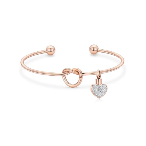 BIAIHQIE Urnenarmband für Asche, für Damen und Herren, Herz-Andenken, Gedenkarmband, Roségold BIAIHQIE Urnenarmband für Asche, für Damen und Herren, Herz-Andenken, Gedenkarmband, Roségold von BIAIHQIE