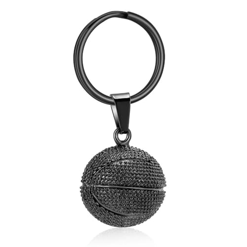 BIAIHQIE Urnenketten für runde Asche, Einäscherungsschmuck für Asche, Andenkenanhänger für Asche für Frauen und Männer, Schwarz von BIAIHQIE