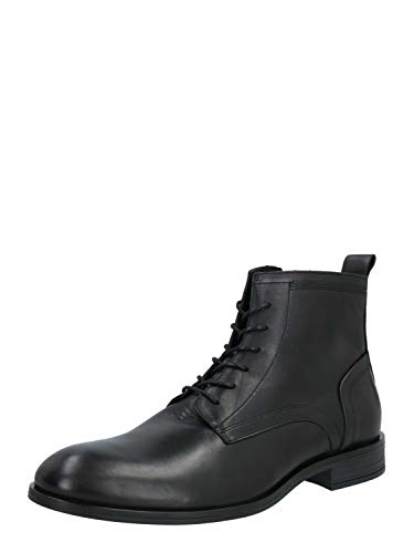 BIANCO Herren BIABYRON Leather Lace Up Ankle Boot, Black 6, 43 EU von BIANCO