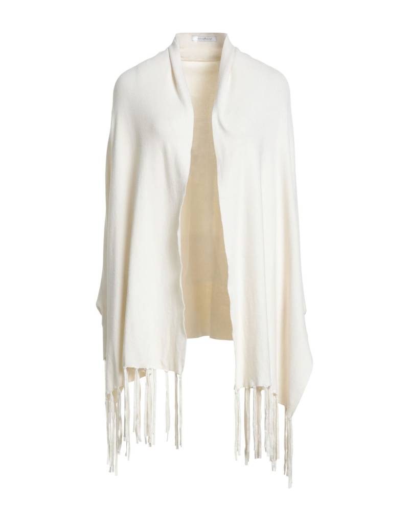 BIANCOGHIACCIO Cape Damen Elfenbein von BIANCOGHIACCIO