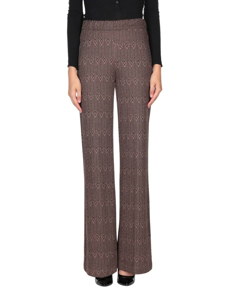BIANCOGHIACCIO Hose Damen Dunkelbraun von BIANCOGHIACCIO