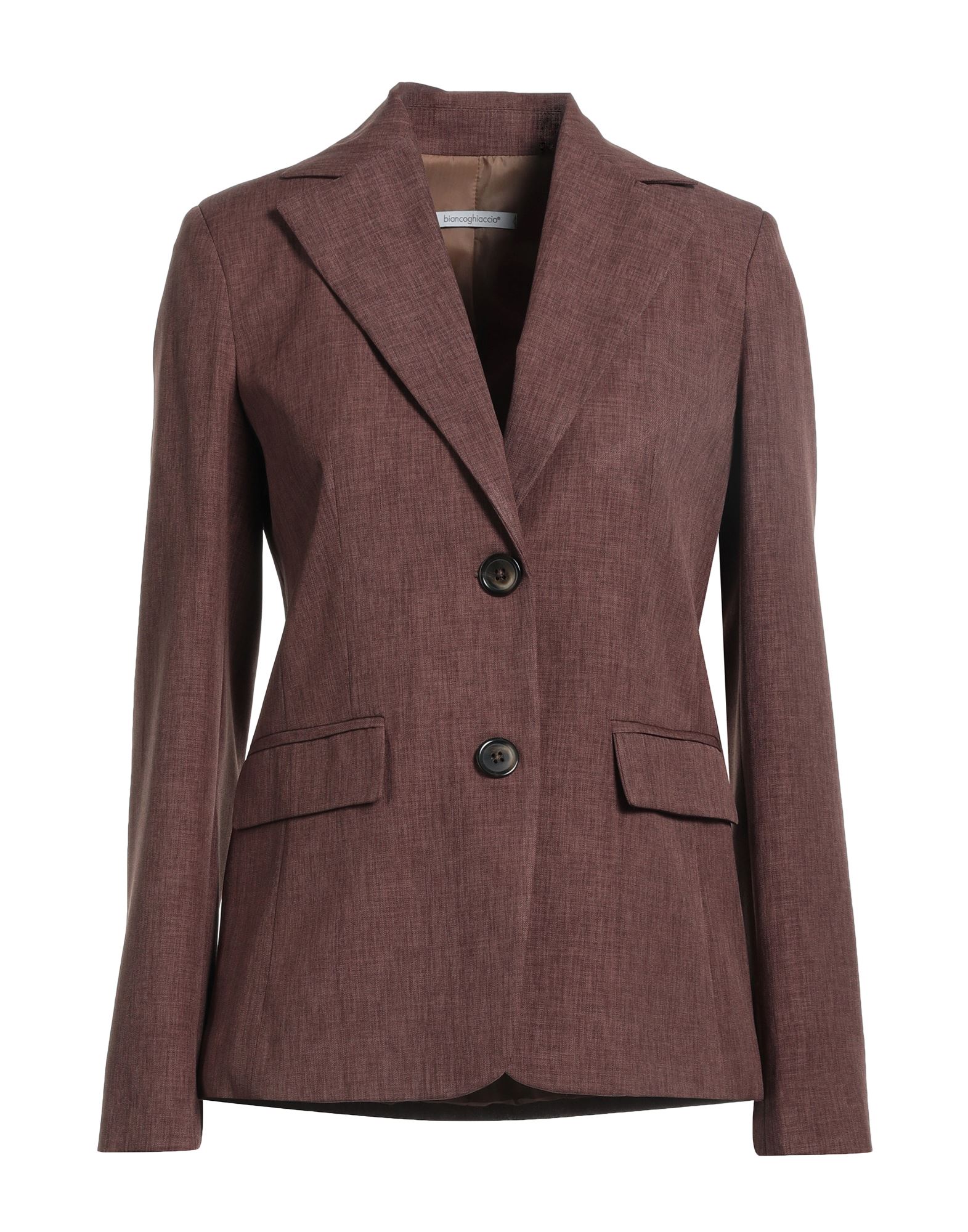 BIANCOGHIACCIO Blazer Damen Braun von BIANCOGHIACCIO