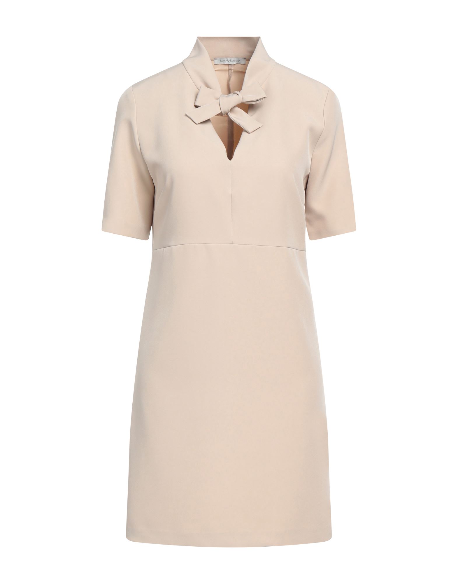 BIANCOGHIACCIO Mini-kleid Damen Beige von BIANCOGHIACCIO