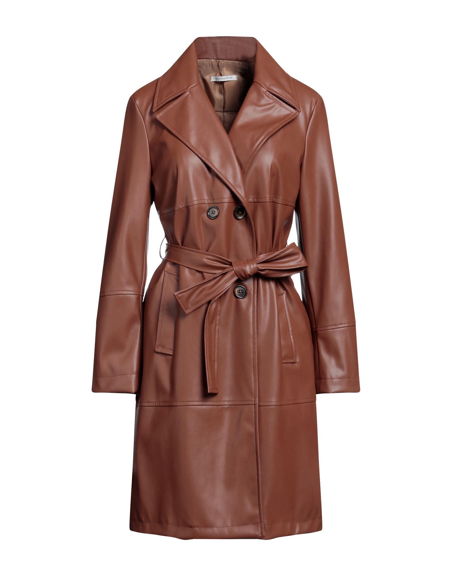 BIANCOGHIACCIO Jacke, Mantel & Trenchcoat Damen Lederfarben von BIANCOGHIACCIO