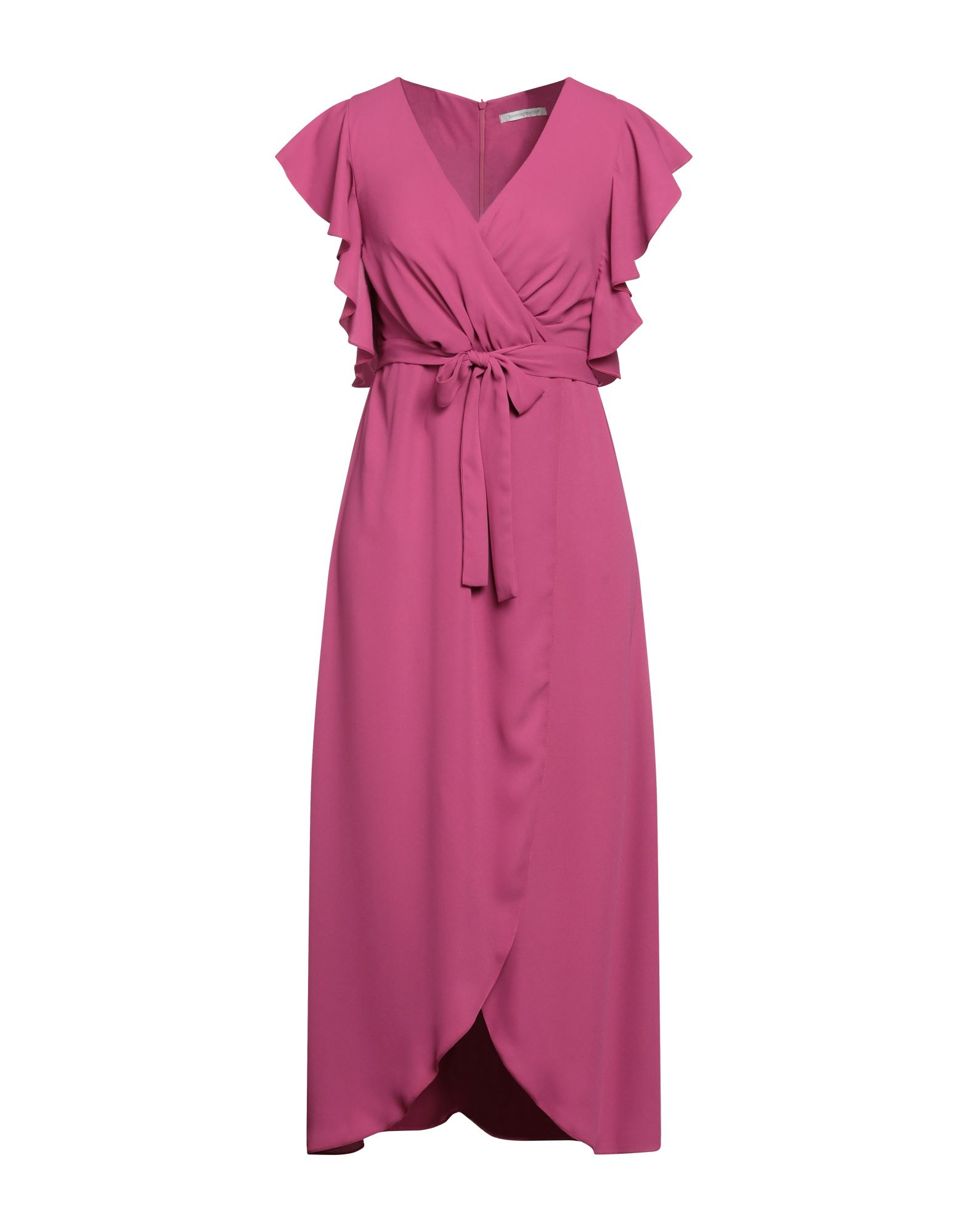 BIANCOGHIACCIO Midi-kleid Damen Purpur von BIANCOGHIACCIO