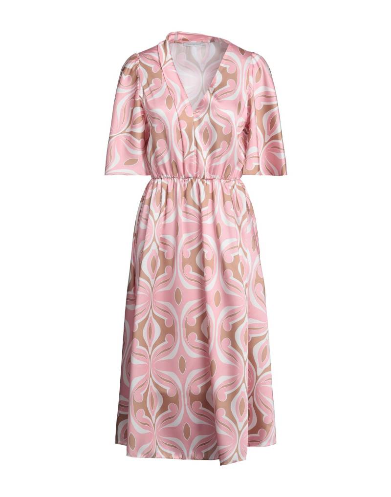 BIANCOGHIACCIO Midi-kleid Damen Rosa von BIANCOGHIACCIO