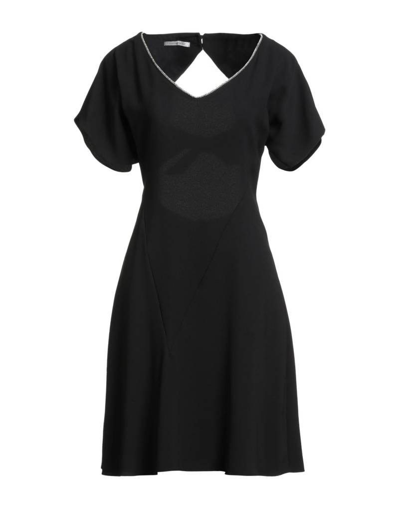 BIANCOGHIACCIO Midi-kleid Damen Schwarz von BIANCOGHIACCIO