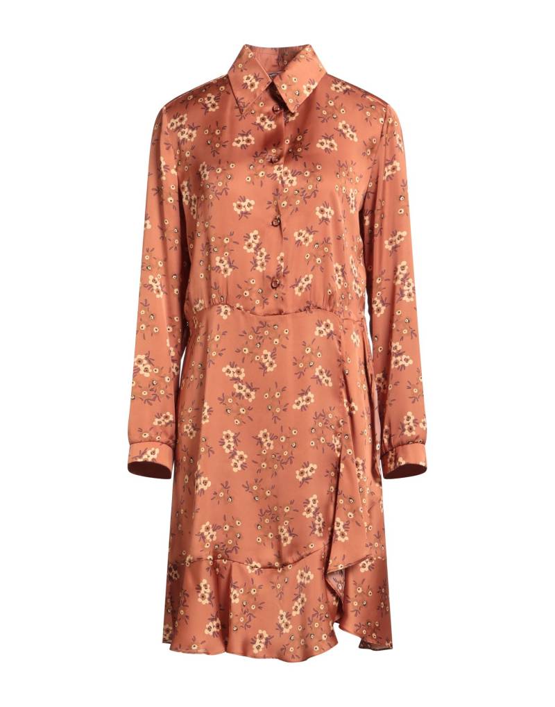 BIANCOGHIACCIO Mini-kleid Damen Braun von BIANCOGHIACCIO