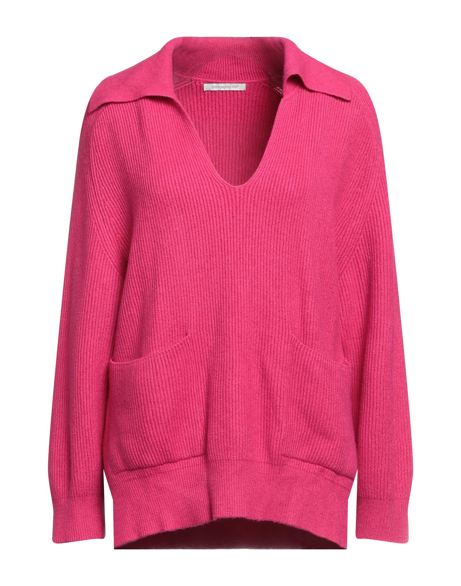 BIANCOGHIACCIO Pullover Damen Fuchsia von BIANCOGHIACCIO