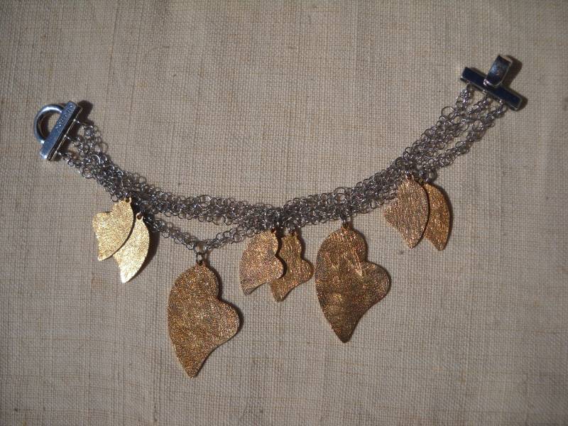 Armband Chance Multi-Thread Mit Herz Anhänger - 90Er Jahre Made in Italy von BIANGELS