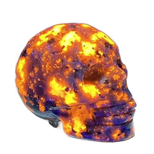BIANMTSW 1pc 300-400g skull quartz crystal statue von BIANMTSW