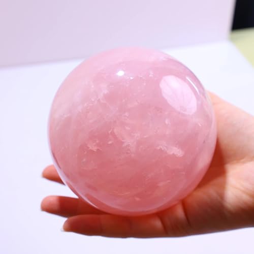 BIANMTSW 1pc 7-7.5cm rose quartz polished crystal ball bedroom love ornaments will be favored by the god of give it to girl von BIANMTSW