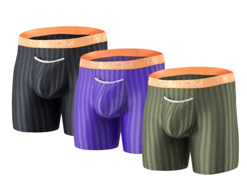 BIATWOWR Herren Unterwäsche Offene Boxershorts Briefs Bequem Atmungsaktiv Passform Boxer Unterwäsche Männer 3 Multi 3XL BIATWOWR Herren Unterwäsche Offene Boxershorts Briefs Bequem Atmungsaktiv Passform Boxer Unterwäsche Männer 3 Multi 3XL von BIATWOWR
