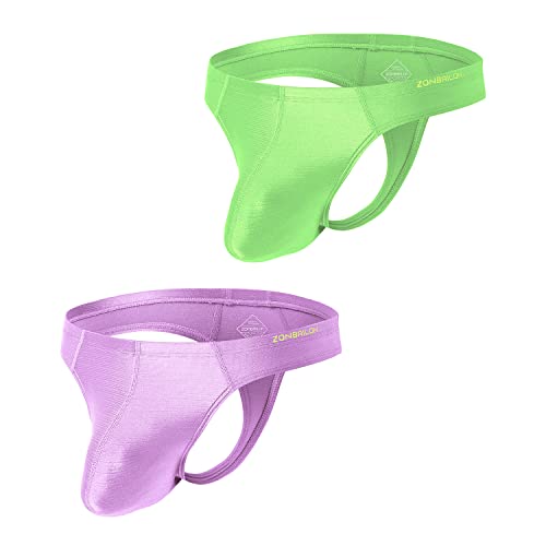 BIATWOWR G-Strings Jockstrap for Men Underwear Briefs Thongs Men's Sexy Low Rise Stretch Big Ball Pouch T-Back 2 Pack M BIATWOWR G-Strings Jockstrap for Men Underwear Briefs Thongs Men's Sexy Low Rise Stretch Big Ball Pouch T-Back 2 Pack M von BIATWOWR