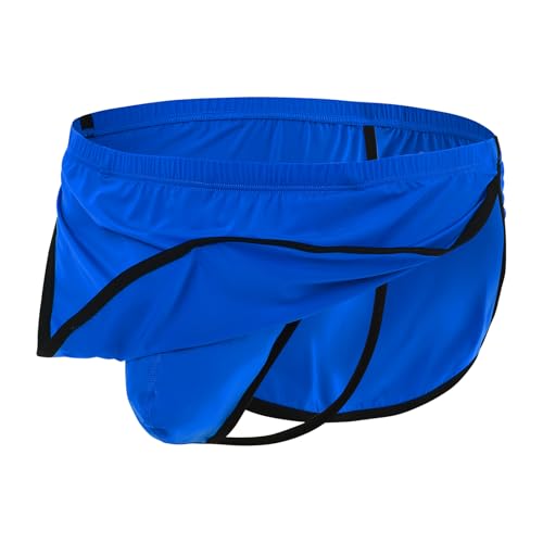 BIATWOWR Herren Boxershorts mit Getrenntem Beutel Bequem und Hautfreundlich Dunkelblau XL von BIATWOWR