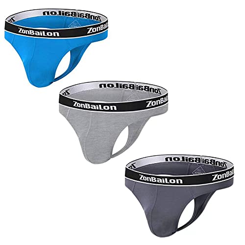 BIATWOWR Herren Verstärkender String Herren Niedriger Taille G Strings Hautfreundlich und Bequem ohne Etikett 3 Multi XL BIATWOWR Herren Verstärkender String Herren Niedriger Taille G Strings Hautfreundlich und Bequem ohne Etikett 3 Multi XL von BIATWOWR
