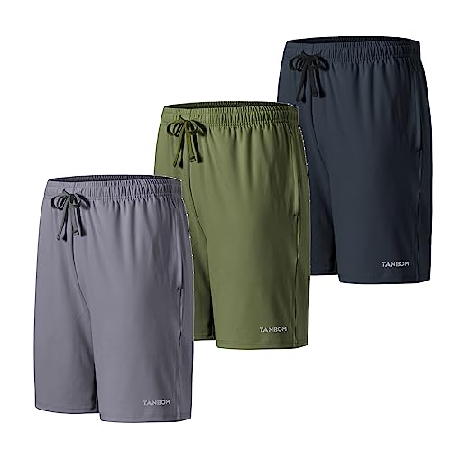 BIATWOWR Herren Freizeithose mit Tasche bequem und atmungsaktiv für Sport Freizeit und Zuhause 3 Multi M von BIATWOWR