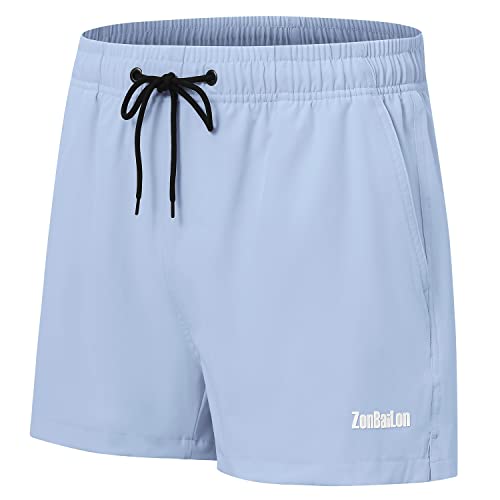 BIATWOWR Herren Freizeitshorts mit Elastischem Bund und Taschen für Training und Entspannung zu Hause Blau 3XL BIATWOWR Herren Freizeitshorts mit Elastischem Bund und Taschen für Training und Entspannung zu Hause Blau 3XL von BIATWOWR