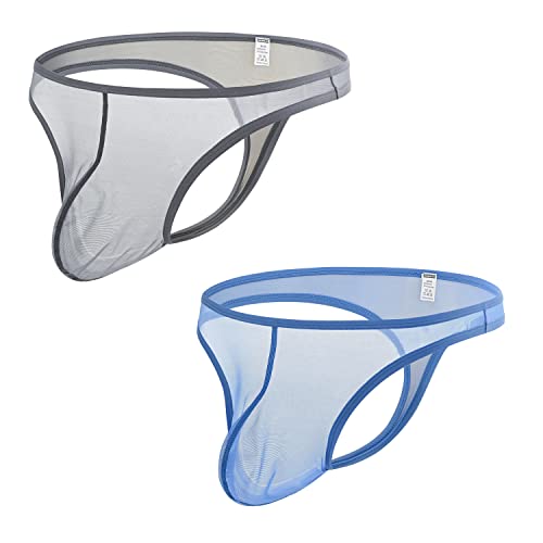 BIATWOWR Herren String Tanga Slips Transparent Unterwäsche Sexy Unterwäsche für Männer 2 Multi 2XL BIATWOWR Herren String Tanga Slips Transparent Unterwäsche Sexy Unterwäsche für Männer 2 Multi 2XL von BIATWOWR