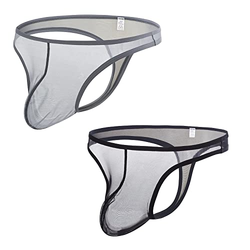 BIATWOWR Herren String Tanga Slips Transparent Unterwäsche Sexy Unterwäsche für Männer 2 Multi 2XL BIATWOWR Herren String Tanga Slips Transparent Unterwäsche Sexy Unterwäsche für Männer 2 Multi 2XL von BIATWOWR