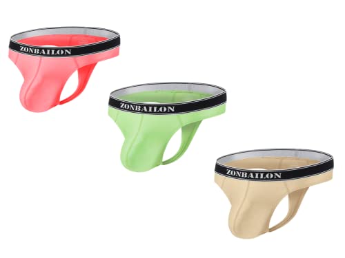 BIATWOWR Herren String Tanga Unterwäsche T-Passform aus Seide G-String Sexy und Atmungsaktiv 3 Multi M BIATWOWR Herren String Tanga Unterwäsche T-Passform aus Seide G-String Sexy und Atmungsaktiv 3 Multi M von BIATWOWR
