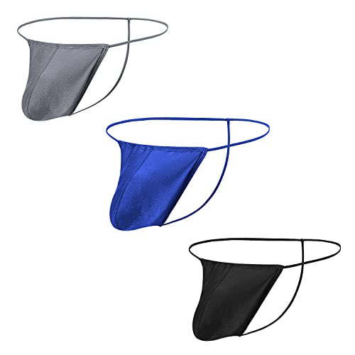 BIATWOWR Herren-Tanga große Tasche Seiden-Tanga Herren Atmungsaktive Nahtlose Sexy Unterwäsche 3 Multi XL BIATWOWR Herren-Tanga große Tasche Seiden-Tanga Herren Atmungsaktive Nahtlose Sexy Unterwäsche 3 Multi XL von BIATWOWR