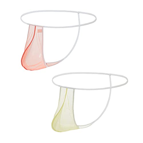 BIATWOWR Herren Transparent Strings Durchsichtige Sexy Unterwäsche Männer Unterhosen Atmungsaktiv Weich G-String 2 Multi 3XL BIATWOWR Herren Transparent Strings Durchsichtige Sexy Unterwäsche Männer Unterhosen Atmungsaktiv Weich G-String 2 Multi 3XL von BIATWOWR