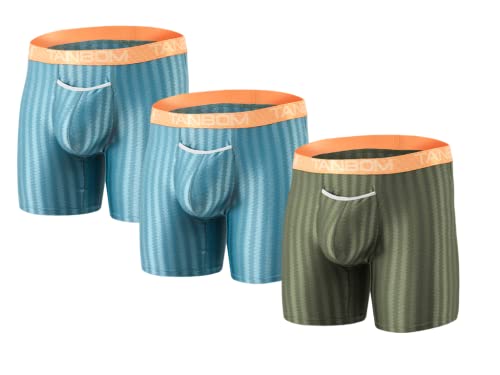 BIATWOWR Herren Unterwäsche Offene Boxershorts Briefs Bequem Atmungsaktiv Passform Boxer Unterwäsche Männer 3 Multi 3XL BIATWOWR Herren Unterwäsche Offene Boxershorts Briefs Bequem Atmungsaktiv Passform Boxer Unterwäsche Männer 3 Multi 3XL von BIATWOWR